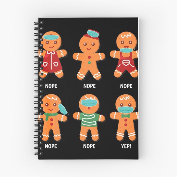 Item preview, Gingerbread Wearing Mask Wrong social distance Xmas 2020 designed and sold by SamArtistbyAUS.