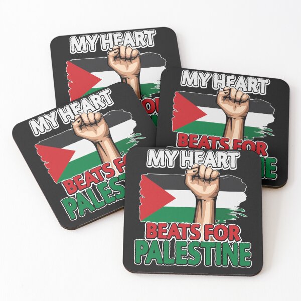 Item preview, My Heart Beats For Palestine Gaza Arabic designed and sold by sunnym79.