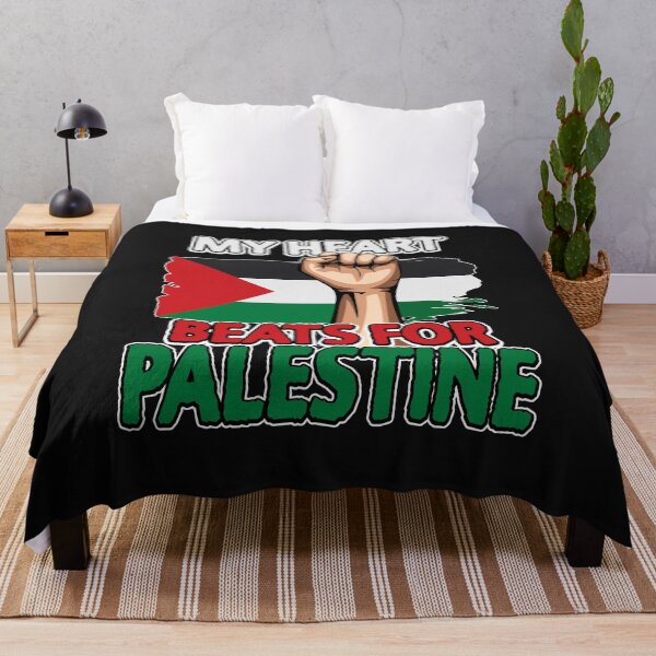 Item preview, My Heart Beats For Palestine Gaza Arabic designed and sold by sunnym79.