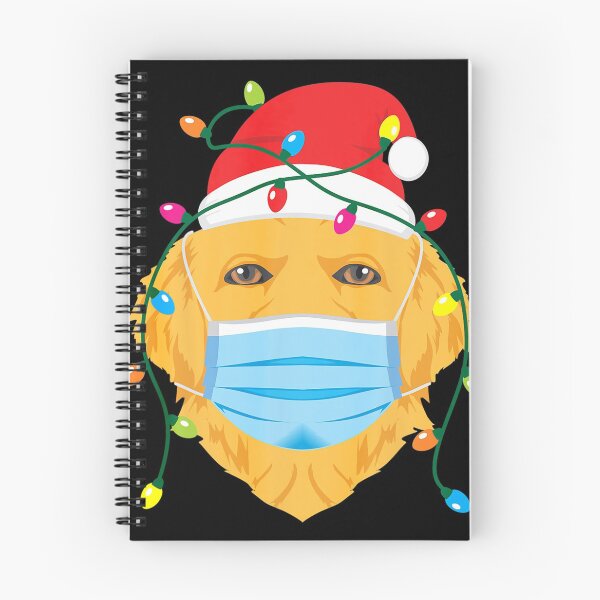 Item preview, Golden Retriever Wearing Christmas Mask Holiday Funny Dog designed and sold by SamArtistbyAUS.