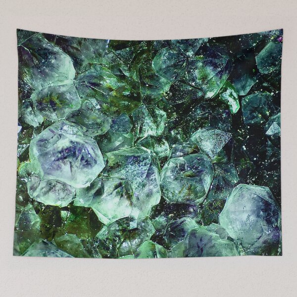 Item preview, quartz crystals, ice blue-green  designed and sold by sandpiperstudio.