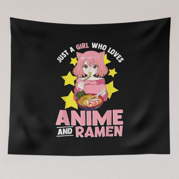 Item preview, Solo una chica que ama los fideos japoneses Anime y Ramen Bowl designed and sold by LeroyJesse.