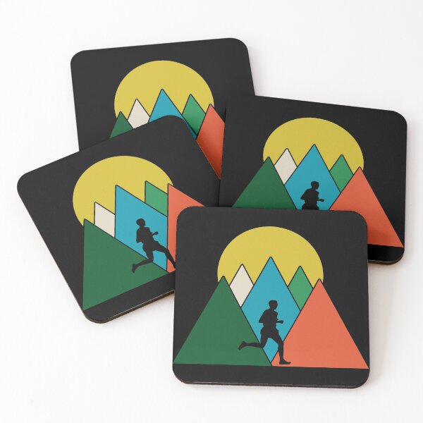 Item preview, Triangle Mountains - Trail Runner  designed and sold by HeatherPore.