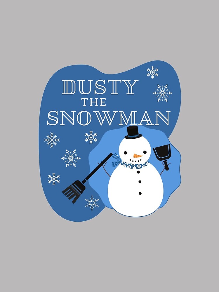 Thumbnail 3 of 3, Drawstring Bag, Dusty the Snowman Funny Cleaning Design designed and sold by SavvyCleaner.