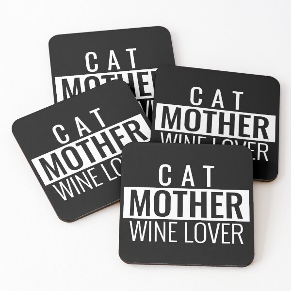 Item preview, CUTE CAT MOTHER WINE LOVER designed and sold by YourEssentials.
