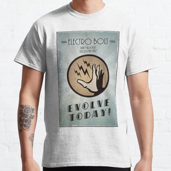 Bioshock Plasmid Poster Electro Bolt Classic T-Shirt