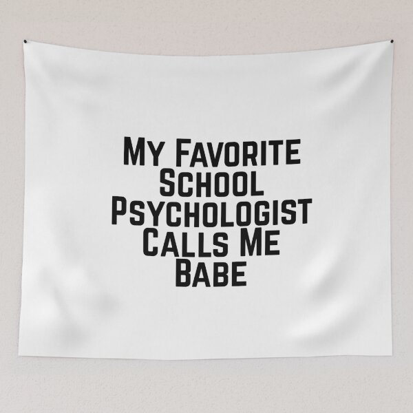 Item preview, School Psychologist Babe Shirt designed and sold by EvyStickersx.