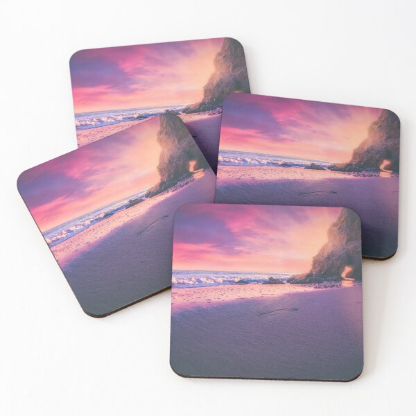 Item preview, Footsteps on a Sunset Beach designed and sold by Lunar009.
