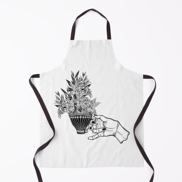 Item preview, Hand holding a tea or coffee cup with lily flowers designed and sold by ExocetMerch.