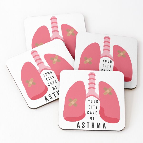 Item preview, YOUR CITY GAVE ASTHMA   designed and sold by tathaisan.