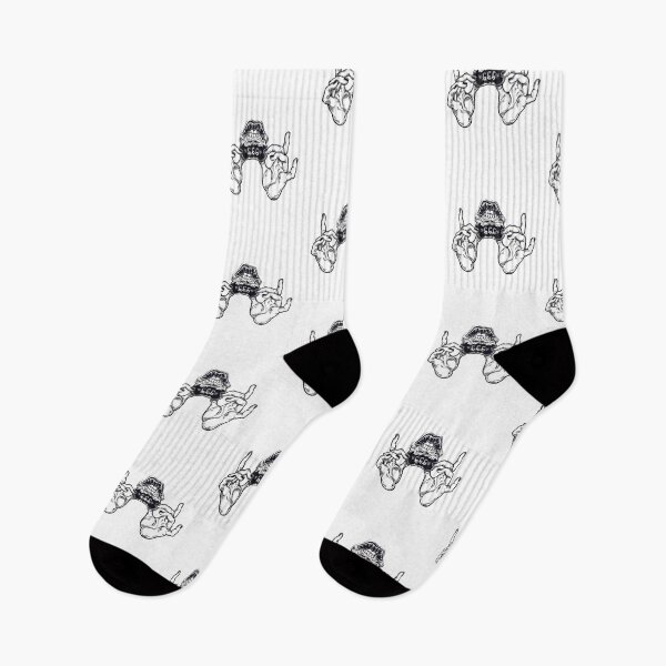 Item preview, Human hands showing hidden lip tattoo. Satanic Antichrist number 666, mystic lips and mouth with teeth designed and sold by ExocetMerch.
