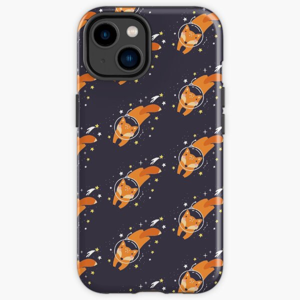 Space Foxes Surfing Through The Galaxy iPhone Tough Case
