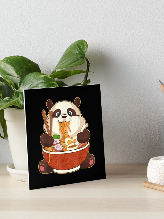 Kawaii Cute Anime Panda Otaku Japanese Ramen Noodles Gift