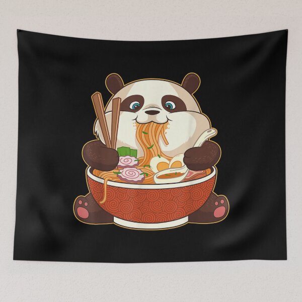 Item preview, Kawaii Cute Anime Panda Otaku Japanese Ramen Noodles Gift designed and sold by LeroyJesse.