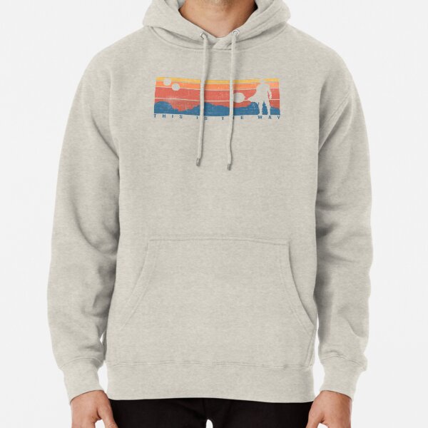 Dies ist der Weg Retro Hoodie