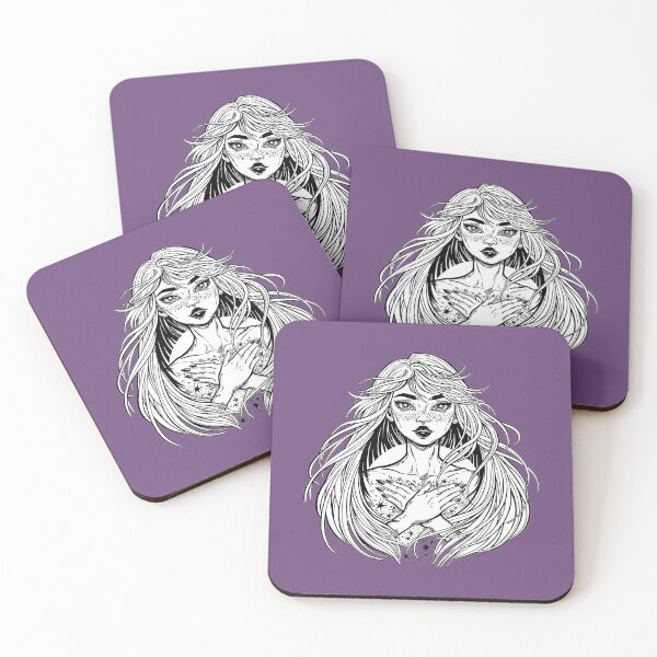 Item preview, Magic starry witch girl designed and sold by ExocetMerch.