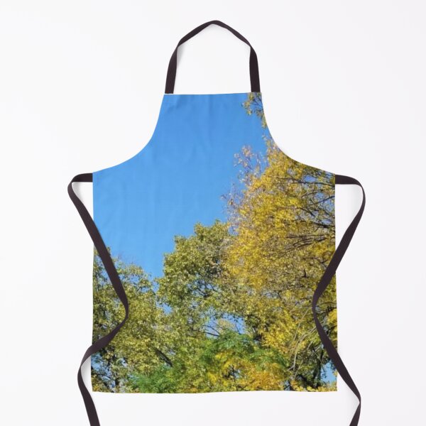 Artikelvorschau, Blauer Himmel-Gelb-Grün-Blätter-Natur-Szene entworfen und verkauft von MariesDesigns11.