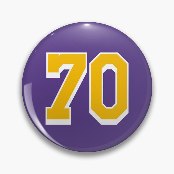Item preview, 70 Yellow Number seventy Purple Basketball Jersey designed and sold by elhefe.