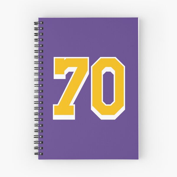 Item preview, 70 Yellow Number seventy Purple Basketball Jersey designed and sold by elhefe.