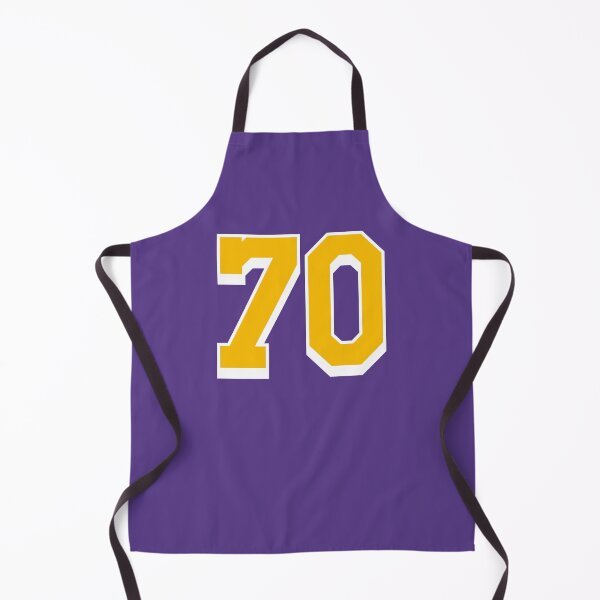 Item preview, 70 Yellow Number seventy Purple Basketball Jersey designed and sold by elhefe.