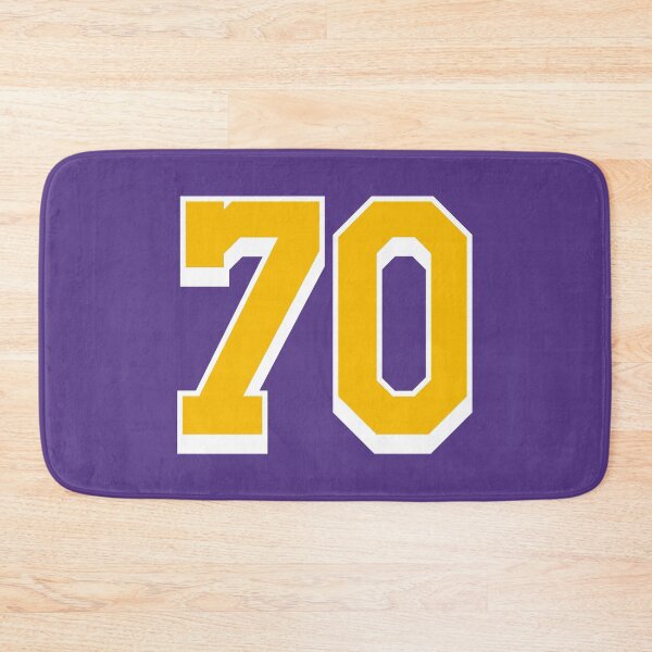 Item preview, 70 Yellow Number seventy Purple Basketball Jersey designed and sold by elhefe.