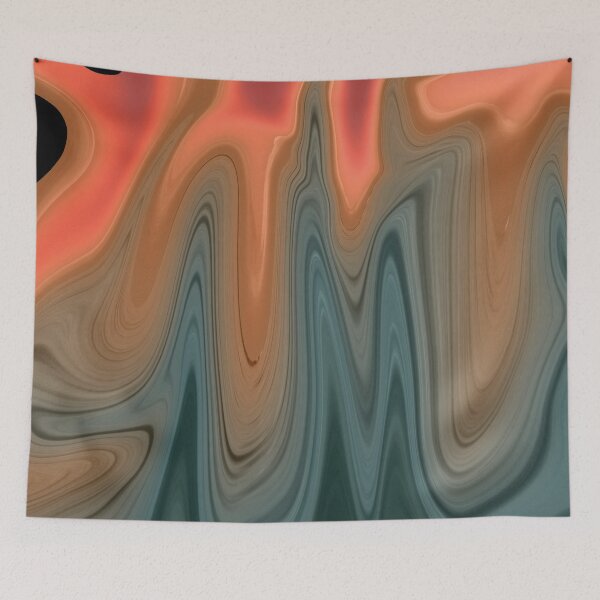 Item preview, Abstract Color Swirls. Red. Orange. Blue. designed and sold by shirtdan.