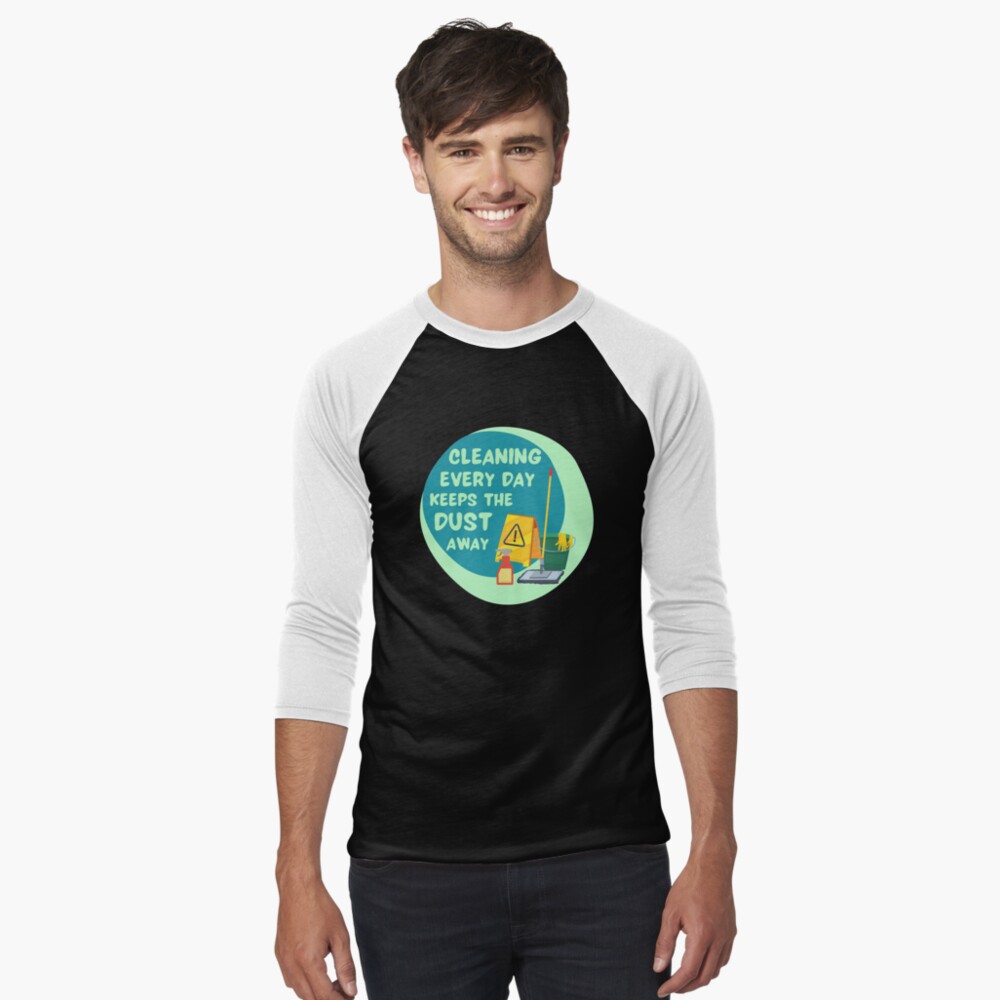 Item preview, Baseball ¾ Sleeve T-Shirt designed and sold by SavvyCleaner.