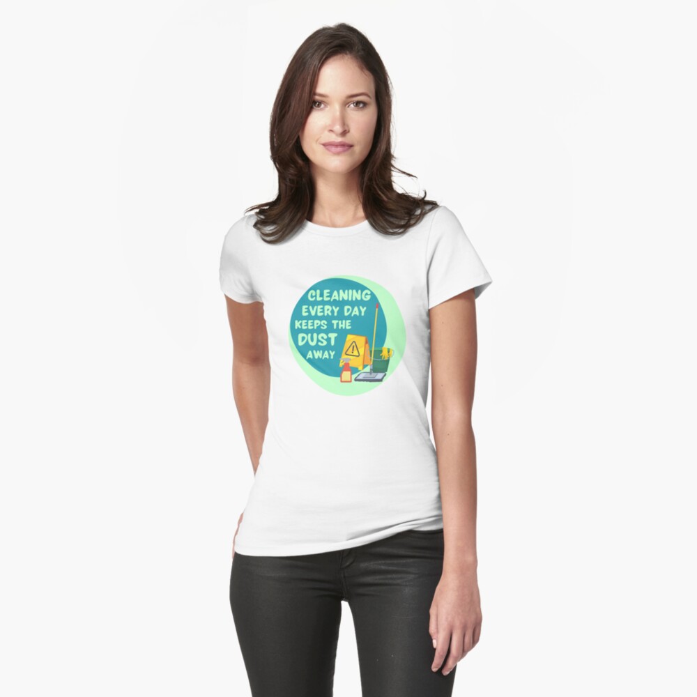 Item preview, Fitted T-Shirt designed and sold by SavvyCleaner.
