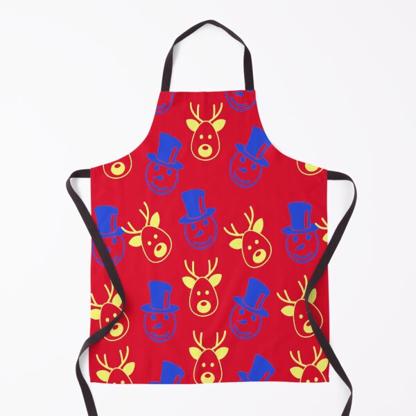 Item preview, Christmas Seamless Pattern with reindeer and snowman designed and sold by efenem.