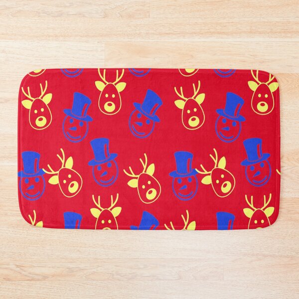 Item preview, Christmas Seamless Pattern with reindeer and snowman designed and sold by efenem.