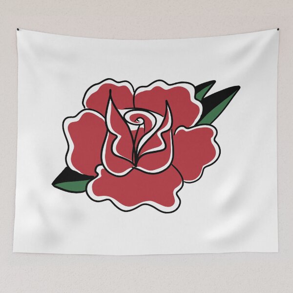 Item preview, Rose American Traditional Tattoo designed and sold by willowsbunnies.