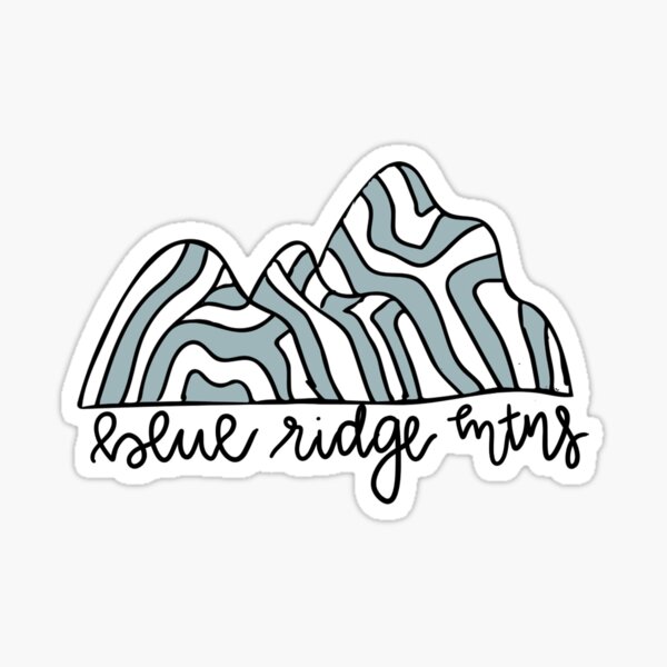 Blue Ridge Mountains Sticker
