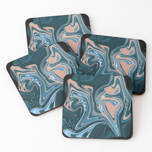 Item preview, Abstract Color Swirls. Pink, Salmon, Blue. designed and sold by shirtdan.