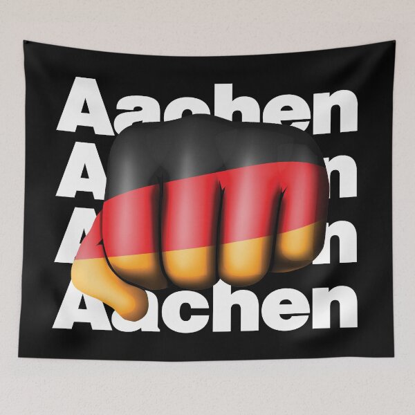 Item preview, Strong Aachen Germany Fist Deutschland Flag  designed and sold by elhefe.