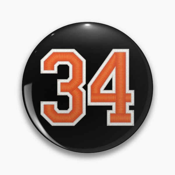 Item preview, Sports Number 34 Jersey thirty-four Orange designed and sold by elhefe.