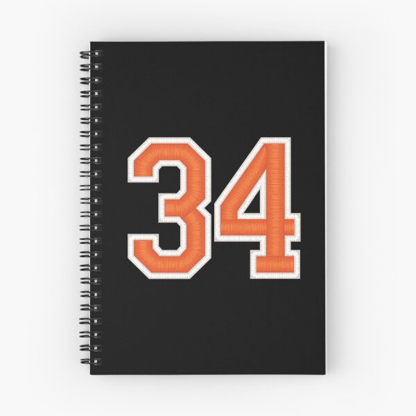 Item preview, Sports Number 34 Jersey thirty-four Orange designed and sold by elhefe.