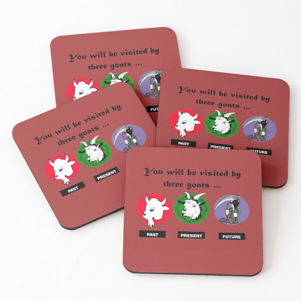 Item preview, In the Dickens of time, this Christmas you will be visited by three goats designed and sold by SirReel.