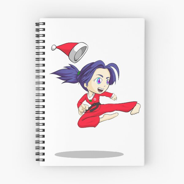 Item preview, Kiya flying side kick - Christmas collection designed and sold by TnKconcepts.