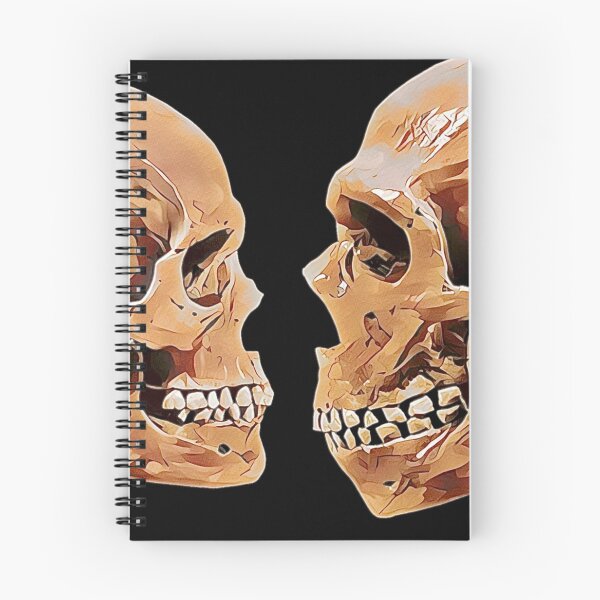 Item preview, Modern Human and Neanderthal Skulls designed and sold by DotorEaon.
