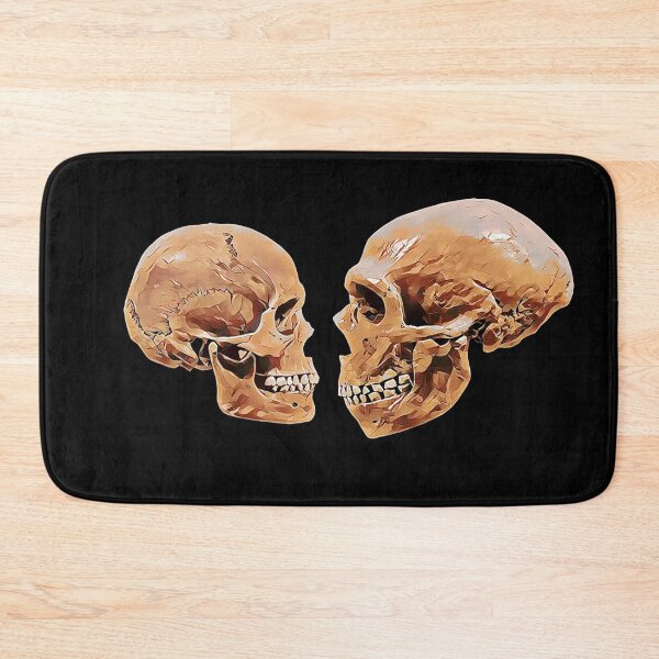 Item preview, Modern Human and Neanderthal Skulls designed and sold by DotorEaon.