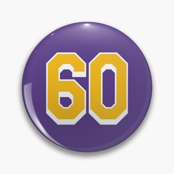 Item preview, 60 Yellow Number sixty Purple Basketball Jersey designed and sold by elhefe.