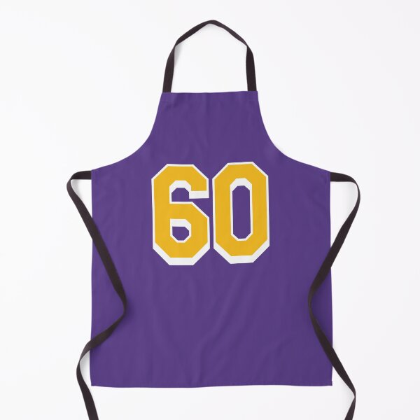 Item preview, 60 Yellow Number sixty Purple Basketball Jersey designed and sold by elhefe.