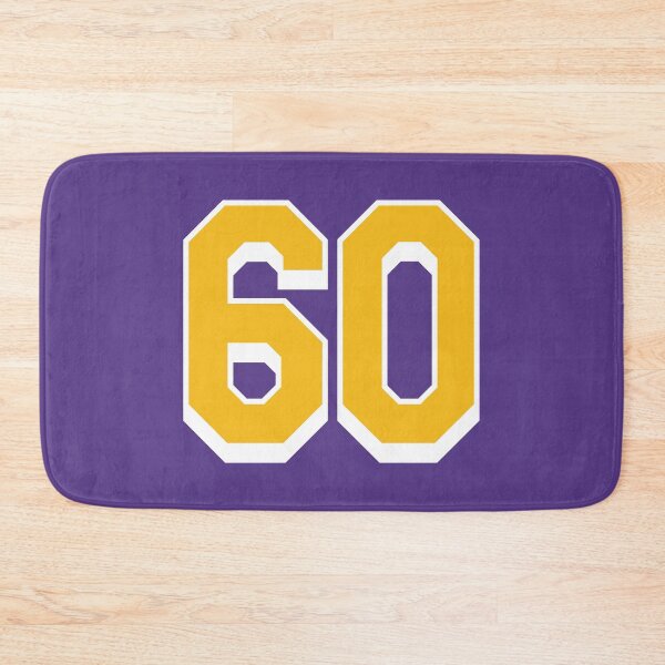 Item preview, 60 Yellow Number sixty Purple Basketball Jersey designed and sold by elhefe.