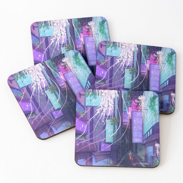 Item preview, Jellyfish Citycape designed and sold by MeltingDream.