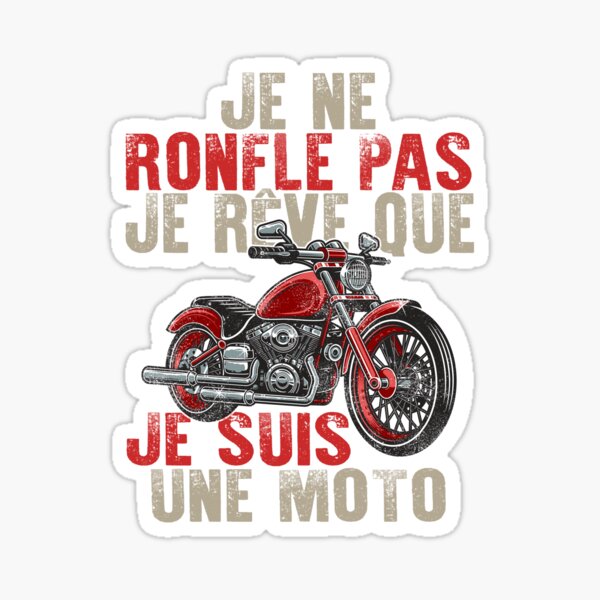 Motard Stickers Redbubble