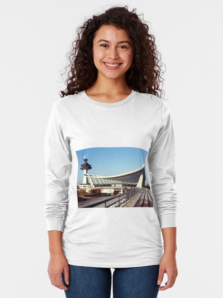 Alternate view of Dulles Airport, Washington DC Long Sleeve T-Shirt