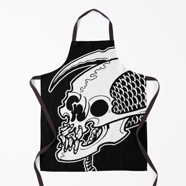 Item preview, Tattoo Skull Grim Reaper with Scythe and Scales designed and sold by Greg Donchatz.