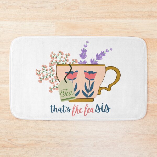 Item preview, That’s the Tea Sis Teacup and flowers  designed and sold by Dollfacedesign.