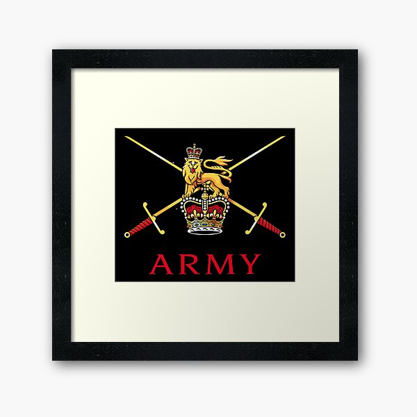 British Armed Forces Crest Framed Prints | Redbubble