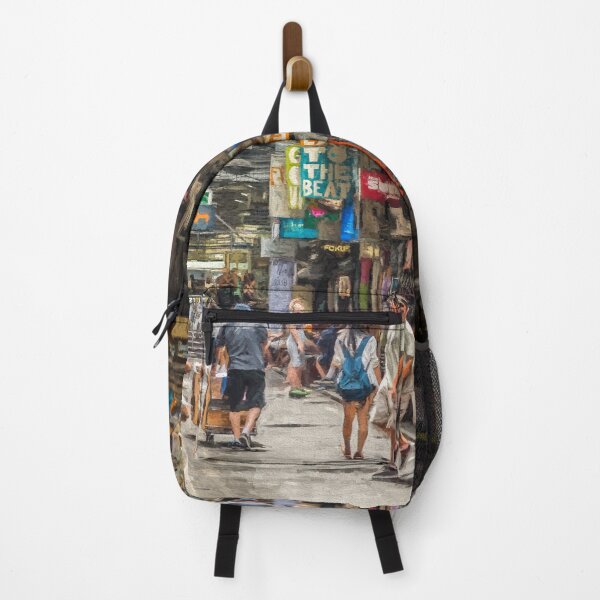 Item preview, Centre Place Hustle (digital painting) designed and sold by Ray's Photos & Art.
